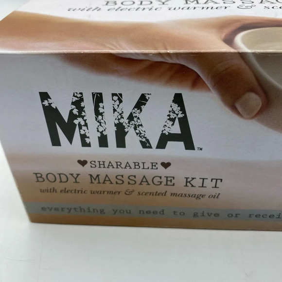 Mika Body Massage Kit With Electric Warmer And Scented Masssge - Picture 3 of 5